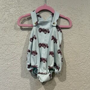 Kate Quinn Tractor Print Romper